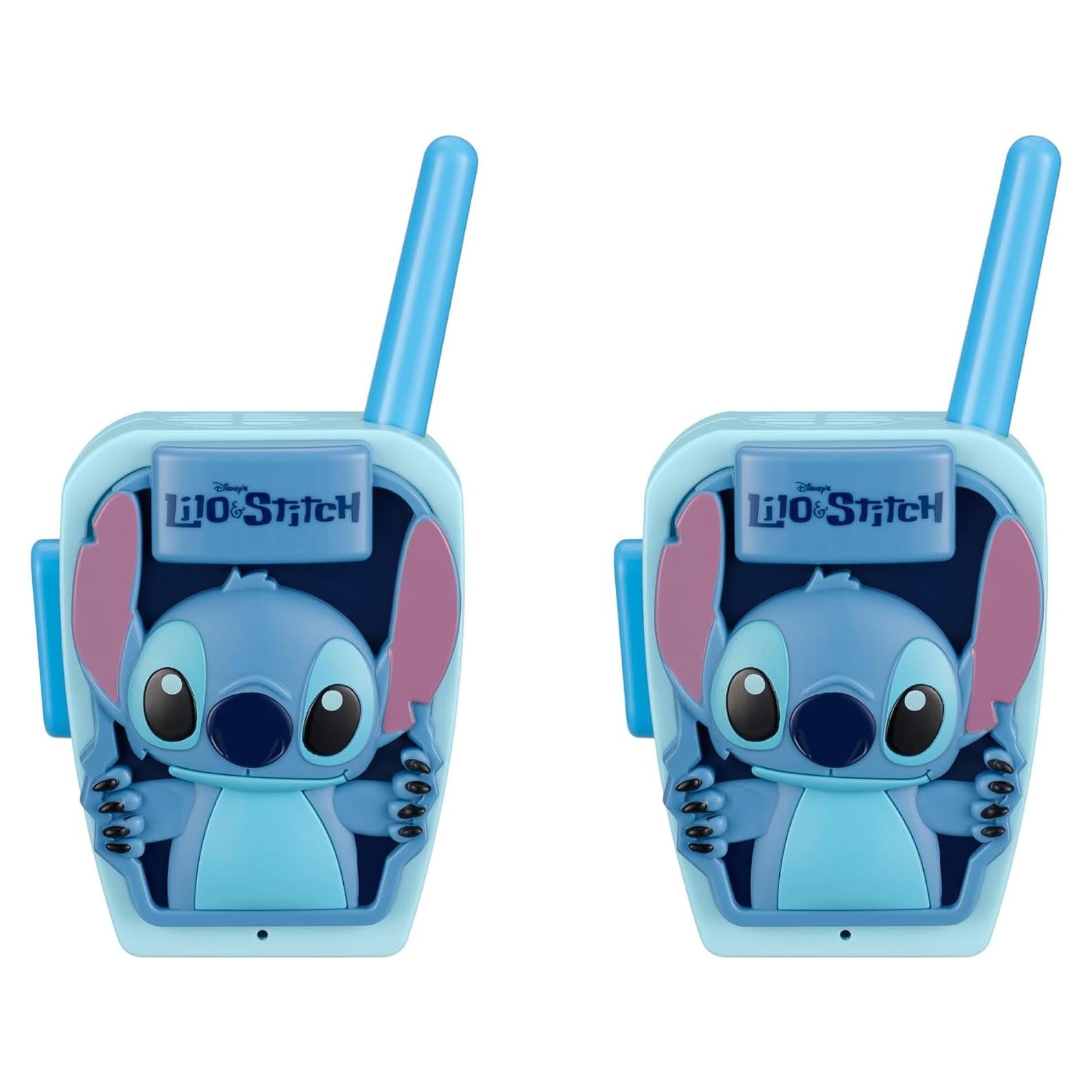 Walkie Talkies eKids Stitch para Niños, 228 m de Rango