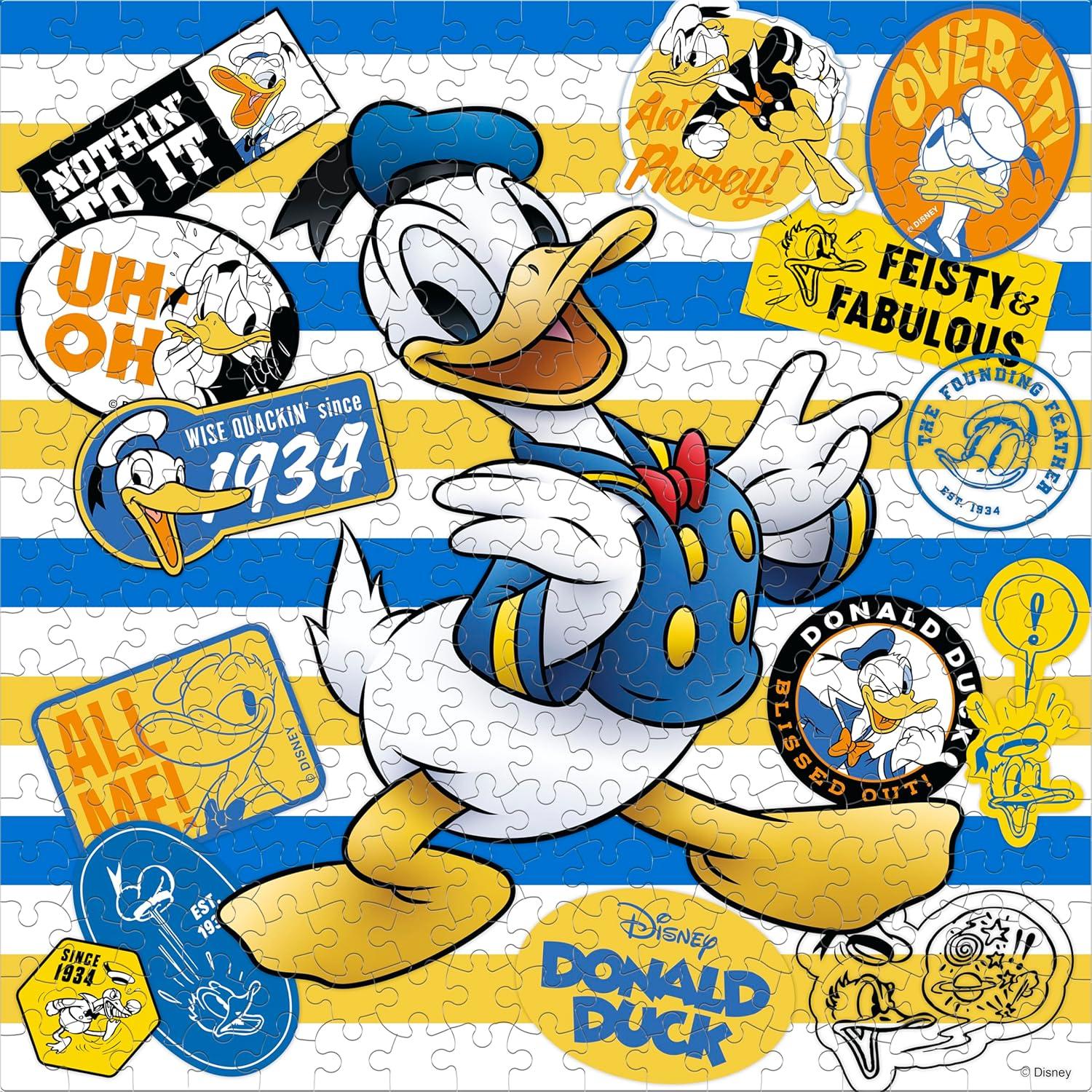 Rompecabezas Ceaco Disney Pato Donald 300 piezas 90 aniversario