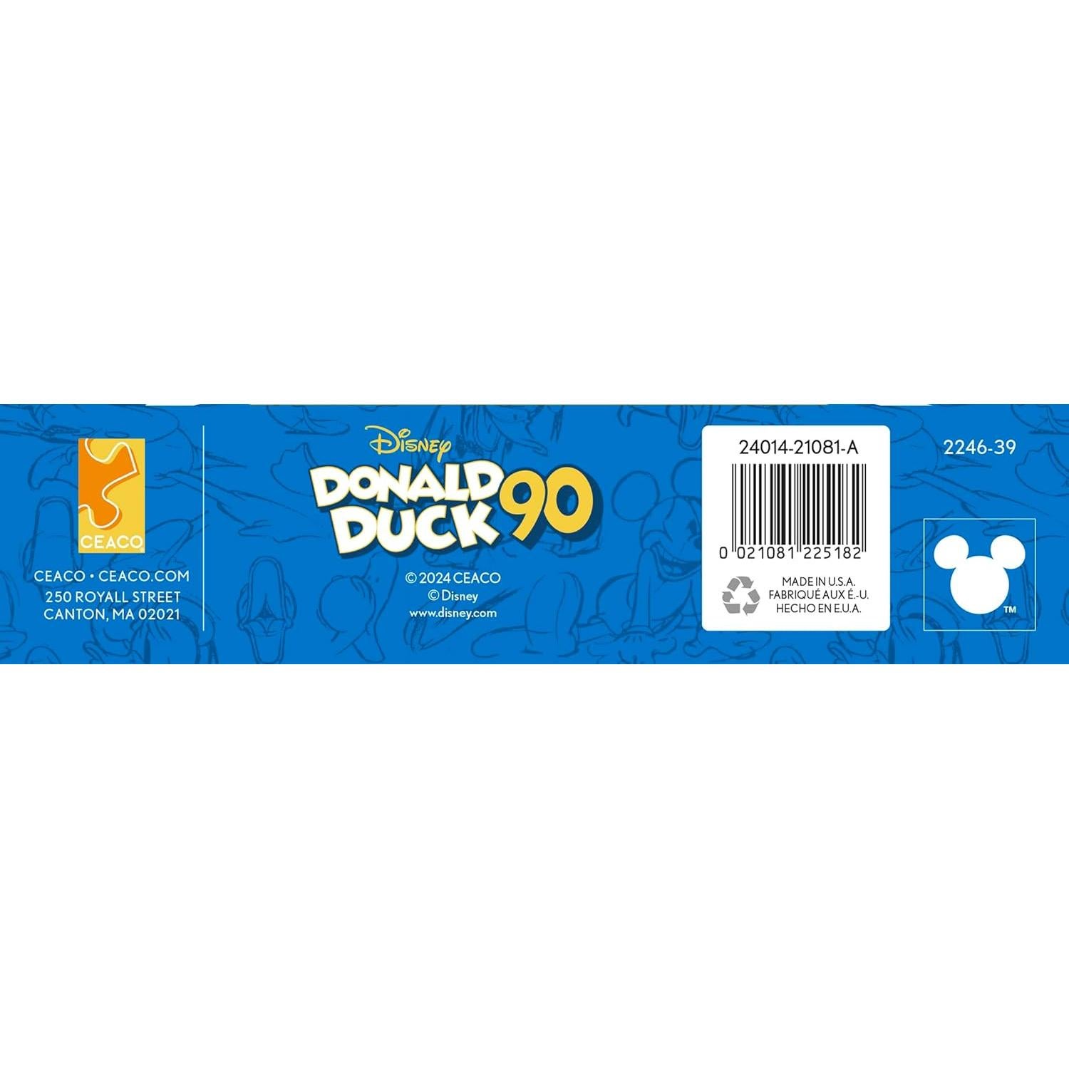 Rompecabezas Ceaco Disney Pato Donald 300 piezas 90 aniversario