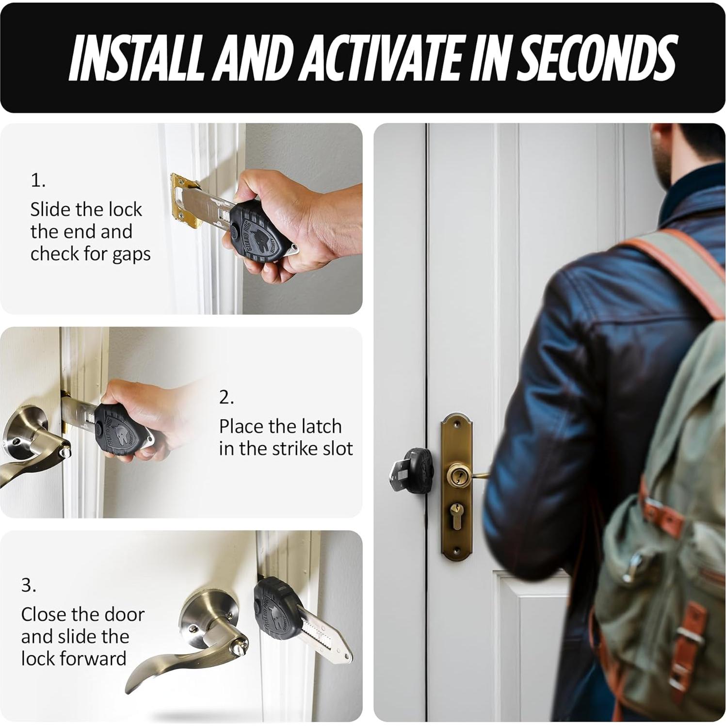 Cerradura Portátil Guard Dog Security BlockLock para Puertas