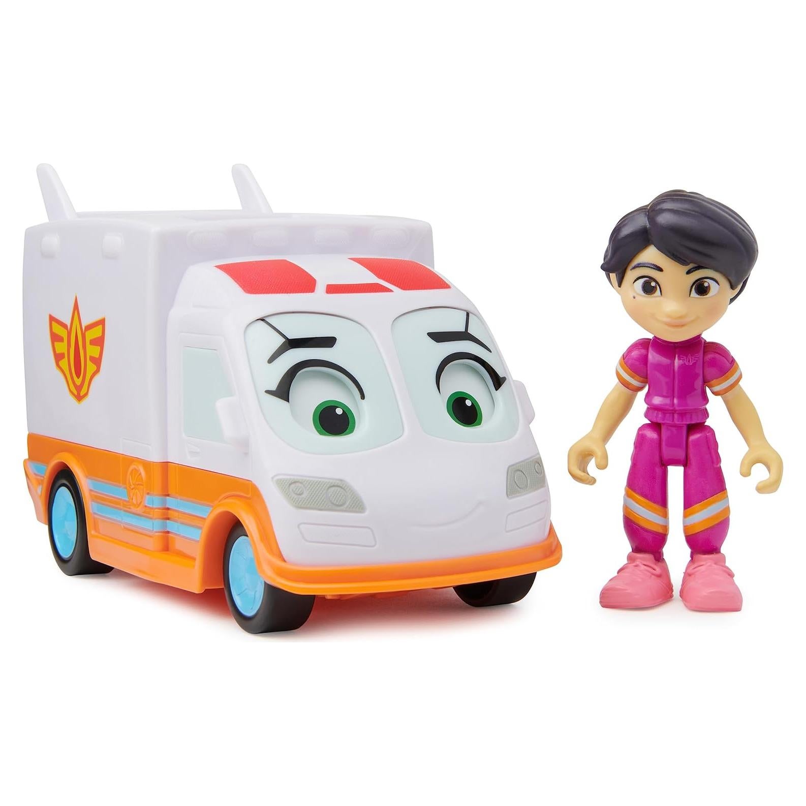 Figura de Acción Ambulancia Axl y Violet Disney Junior Firebuds