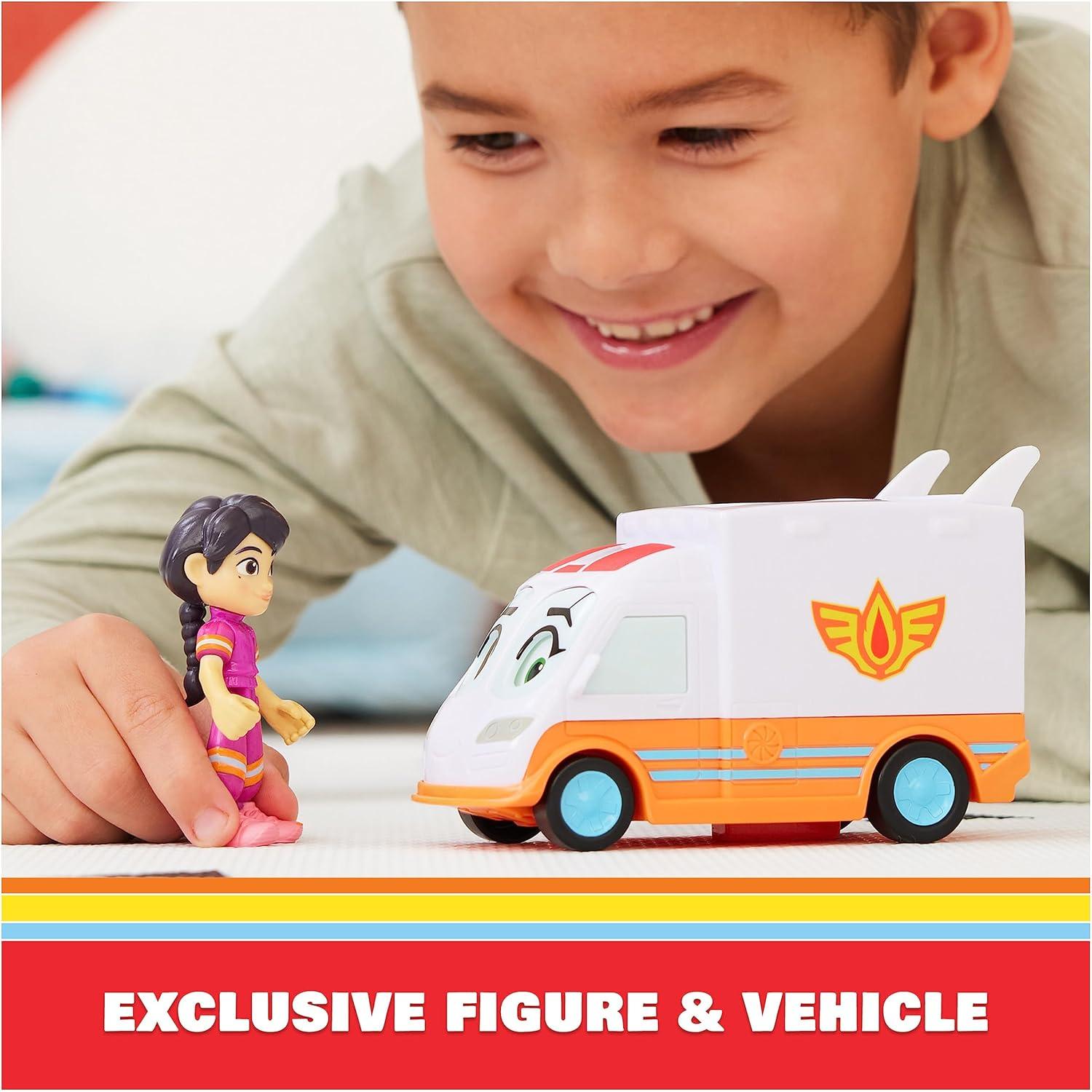 Figura de Acción Ambulancia Axl y Violet Disney Junior Firebuds