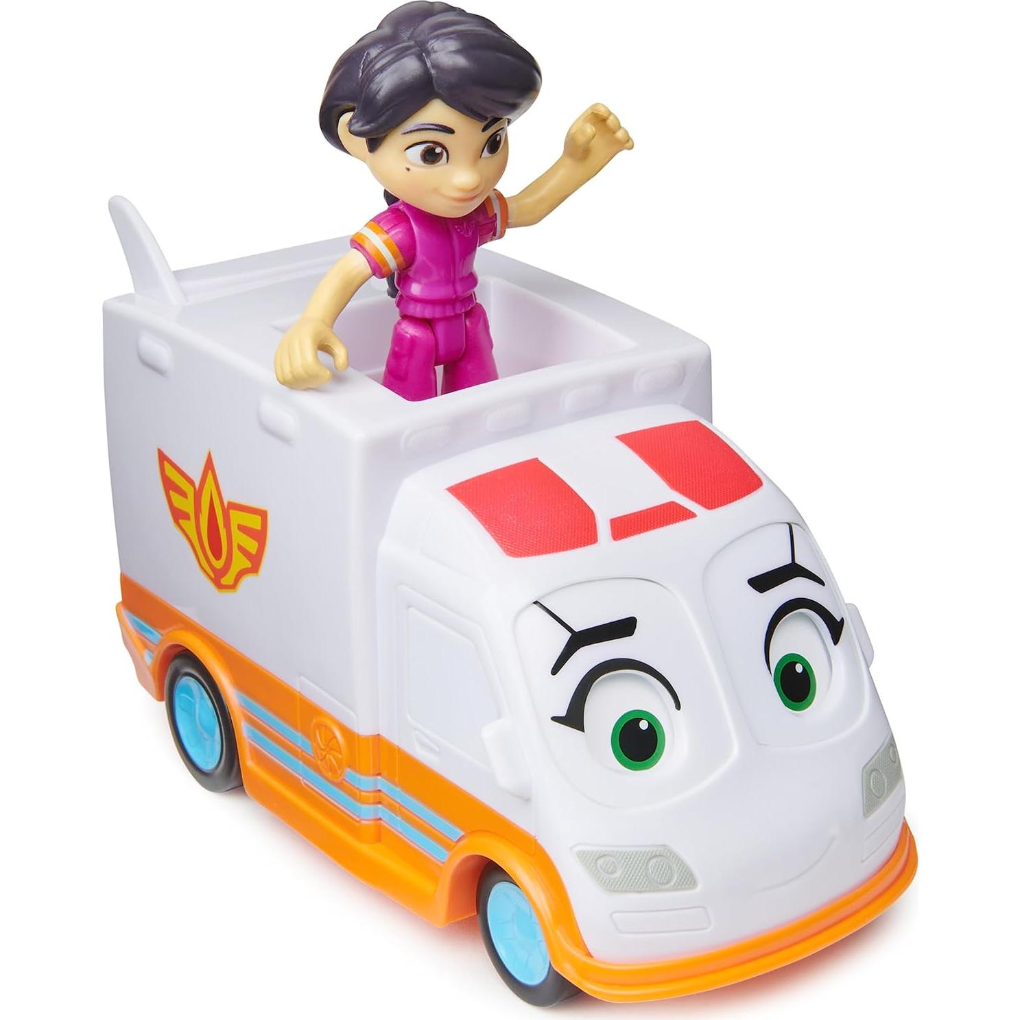 Figura de Acción Ambulancia Axl y Violet Disney Junior Firebuds