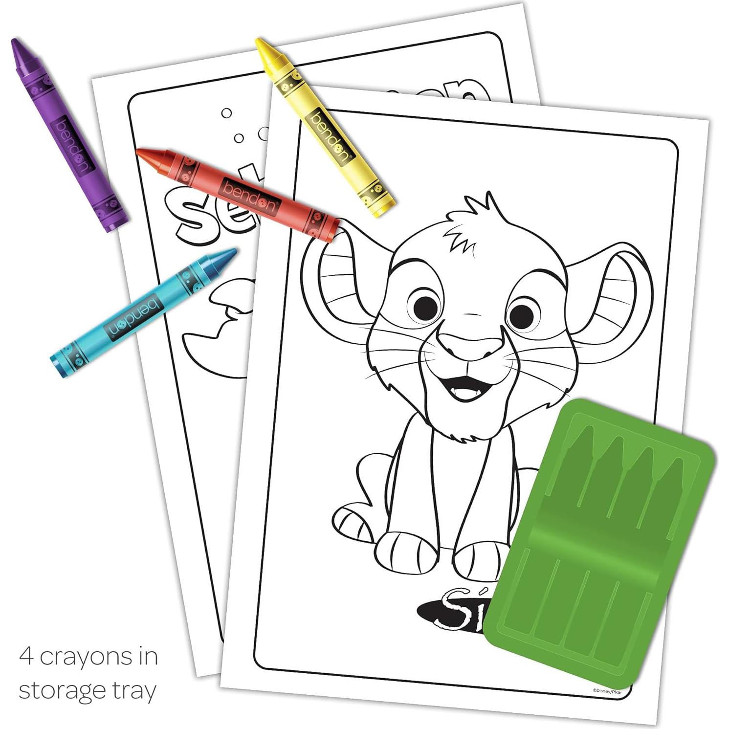 Libro de Colorear Disney Baby Bendon 48 Páginas con Crayones