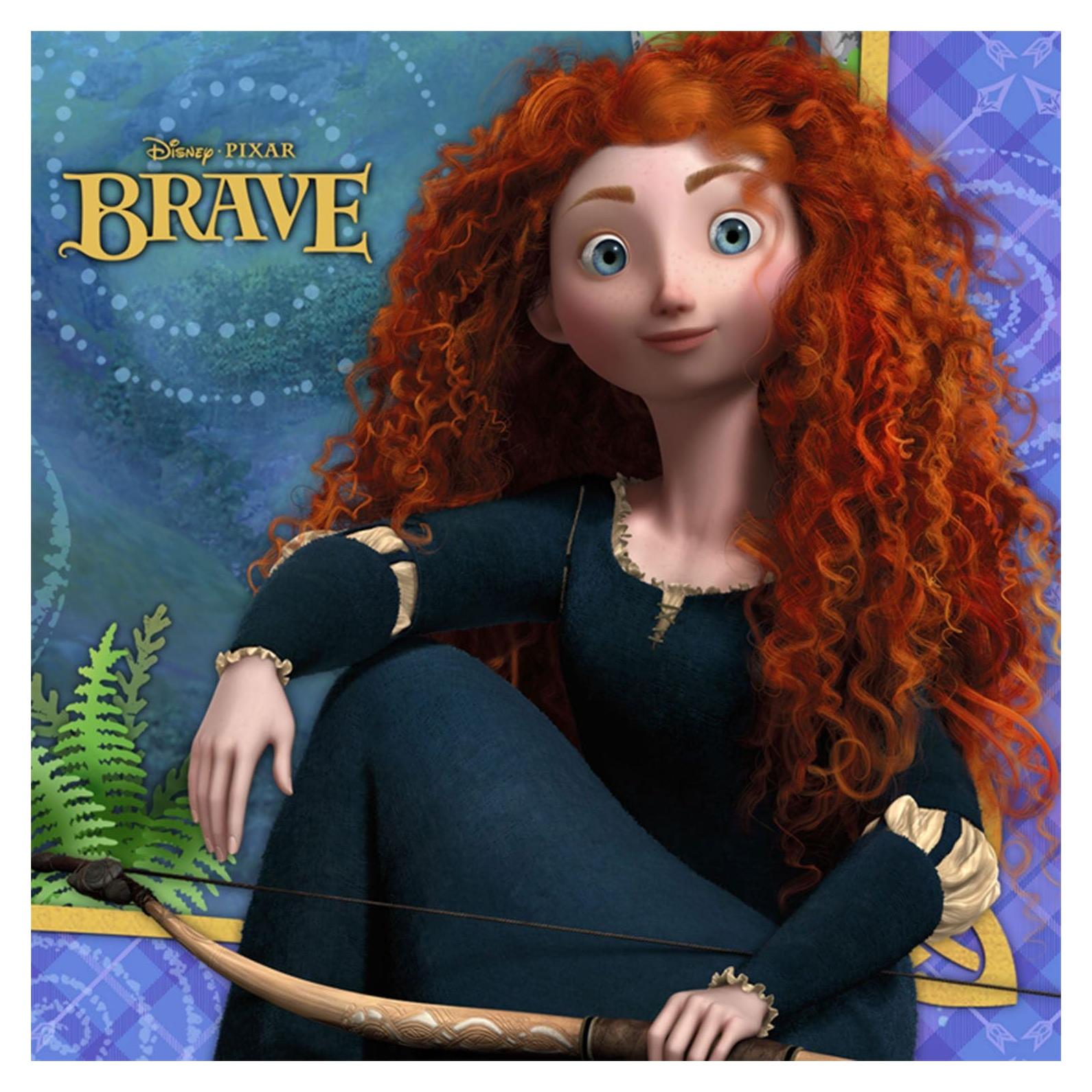 Servilletas de Almuerzo Disney Brave - Paquete de 16 Unidades