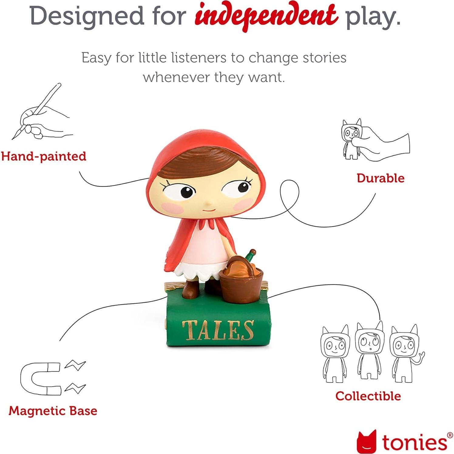 Cuentos de Hadas Tonies Caperucita Roja 4 Historias 80 min