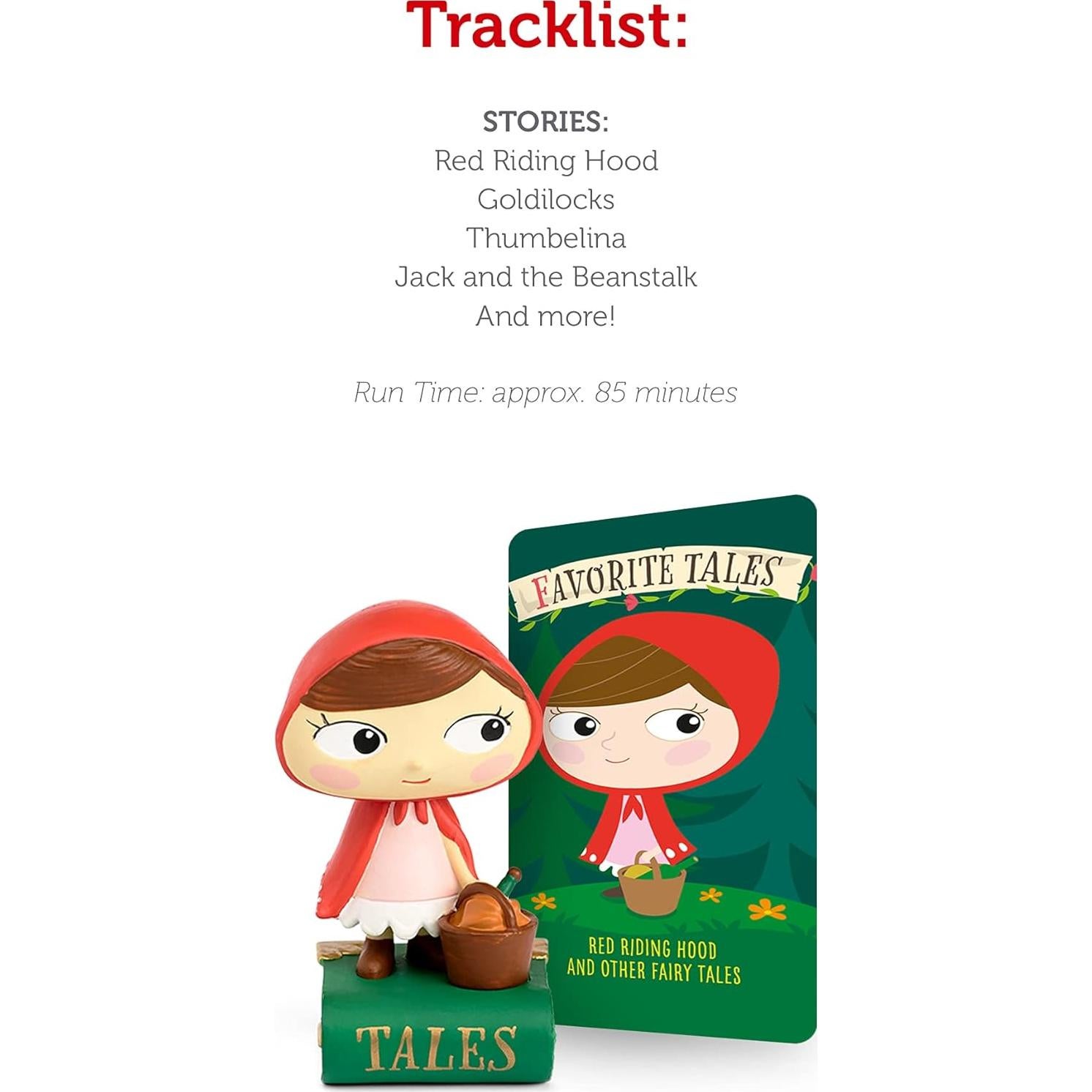 Cuentos de Hadas Tonies Caperucita Roja 4 Historias 80 min