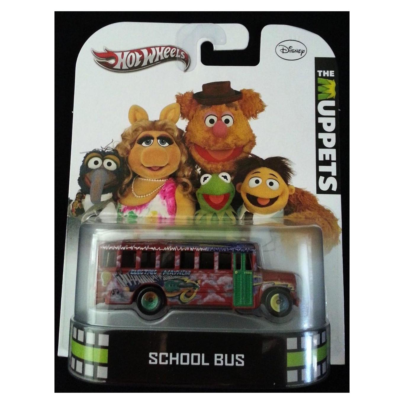 Hot Wheels Autobús Escolar Disney Los Muppets 7.62 cm