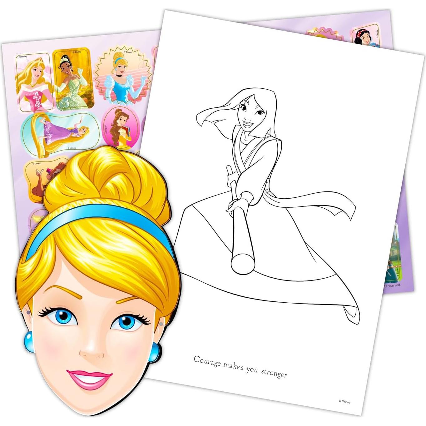 Conjunto de Libros para Colorear Cenicienta Disney - 2 Libros