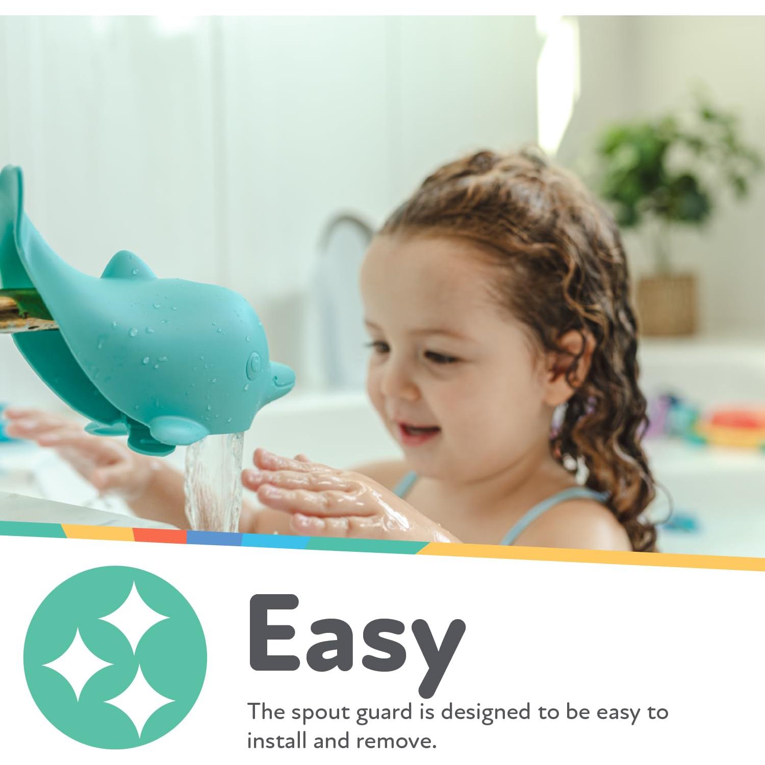 Protector de Grifo de Seguridad Nuby Delfín para Baño