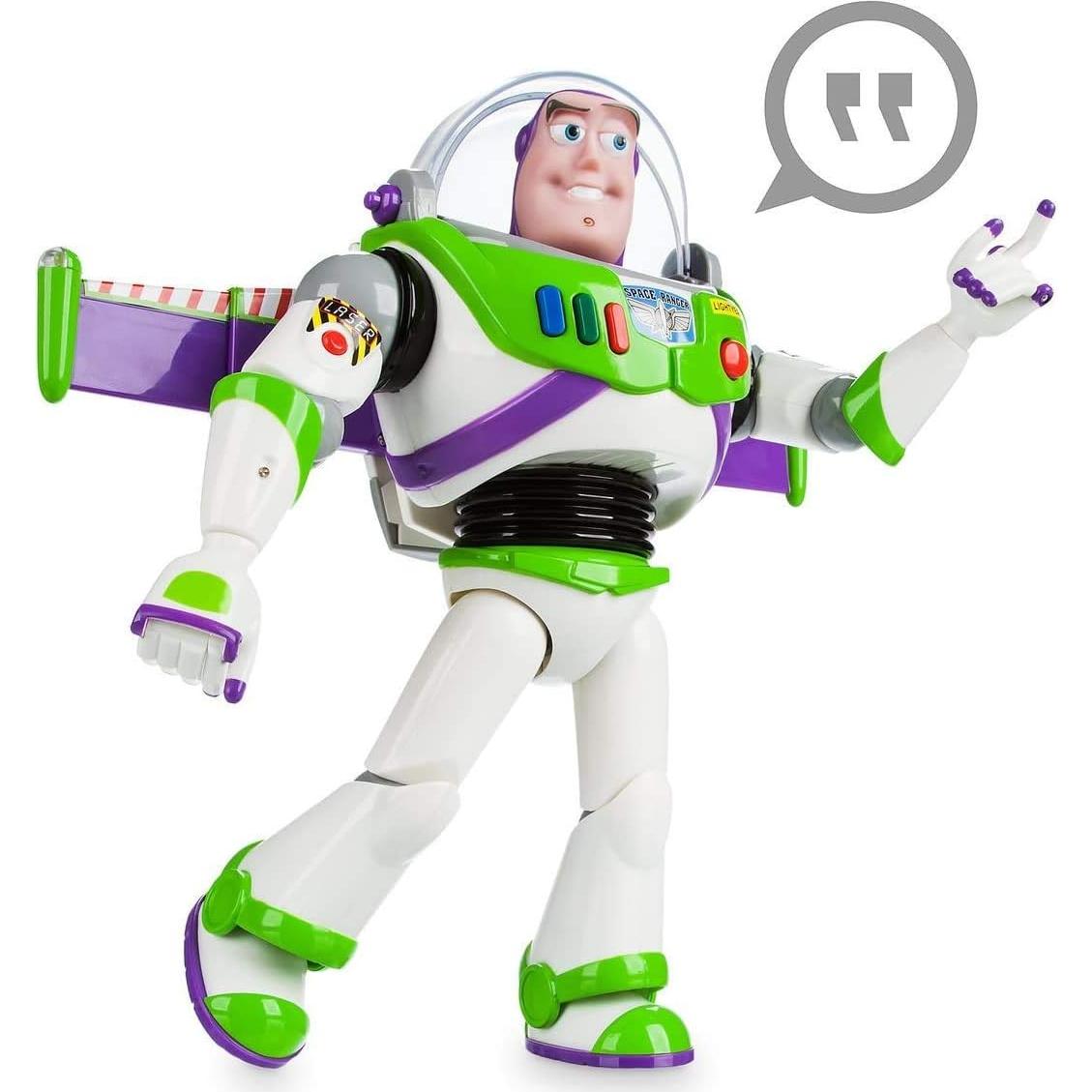 Buzz Lightyear Interactive Talking Action Figure - 12 Inch (Original Phrases and Sounds) Disney