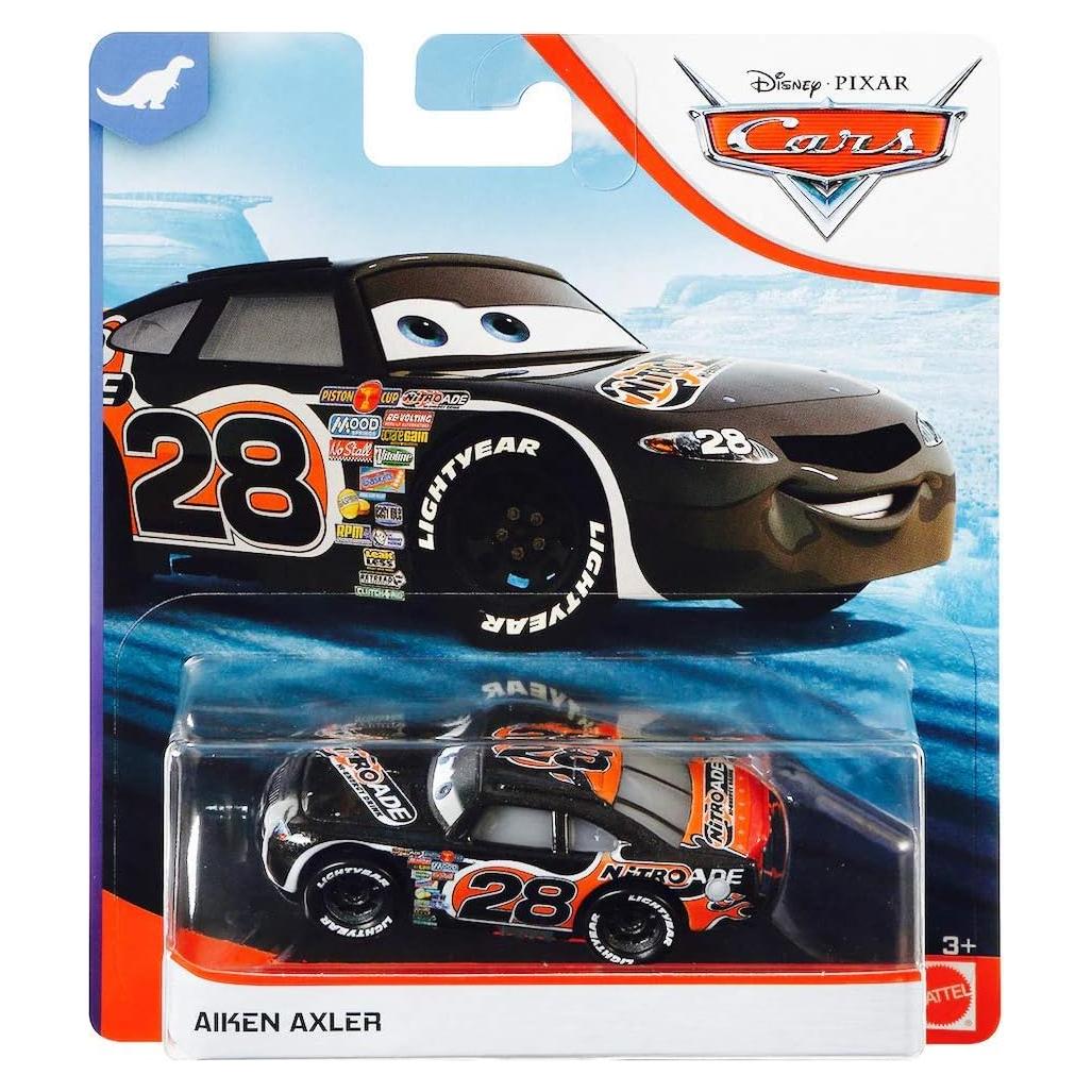 Coche Diecast Disney Cars Aiken Axler 1:55 Metal