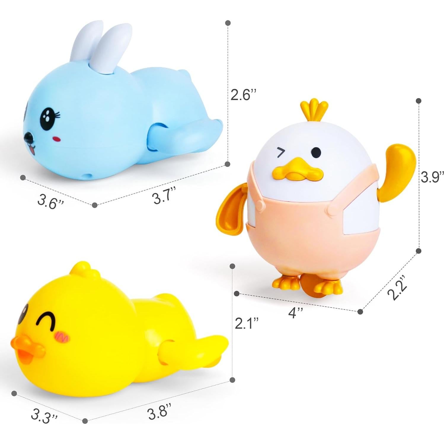 Set de 3 Juguetes de Baño MOREDOTS para Bebés