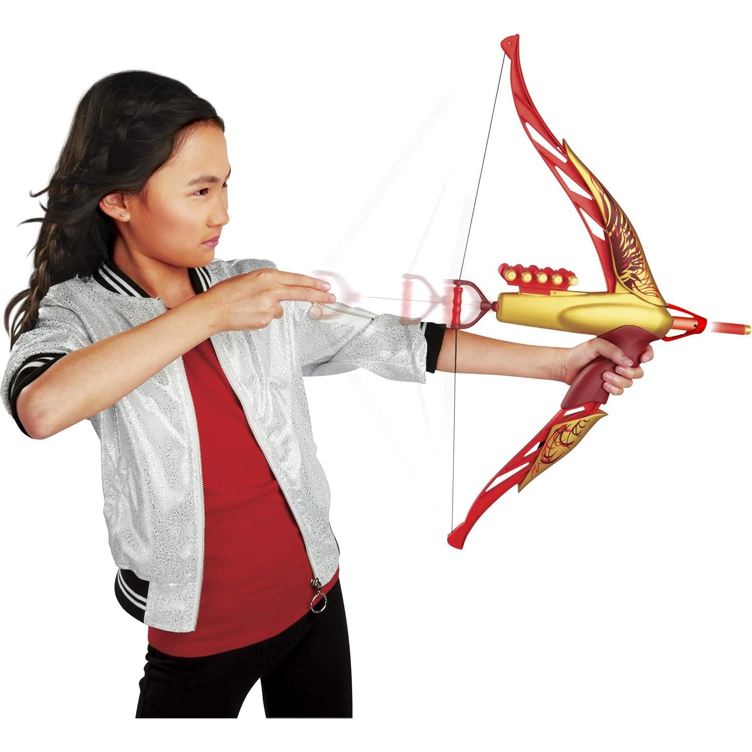 Arco Guerrero Mulan Disney con 8 Dardos de Espuma