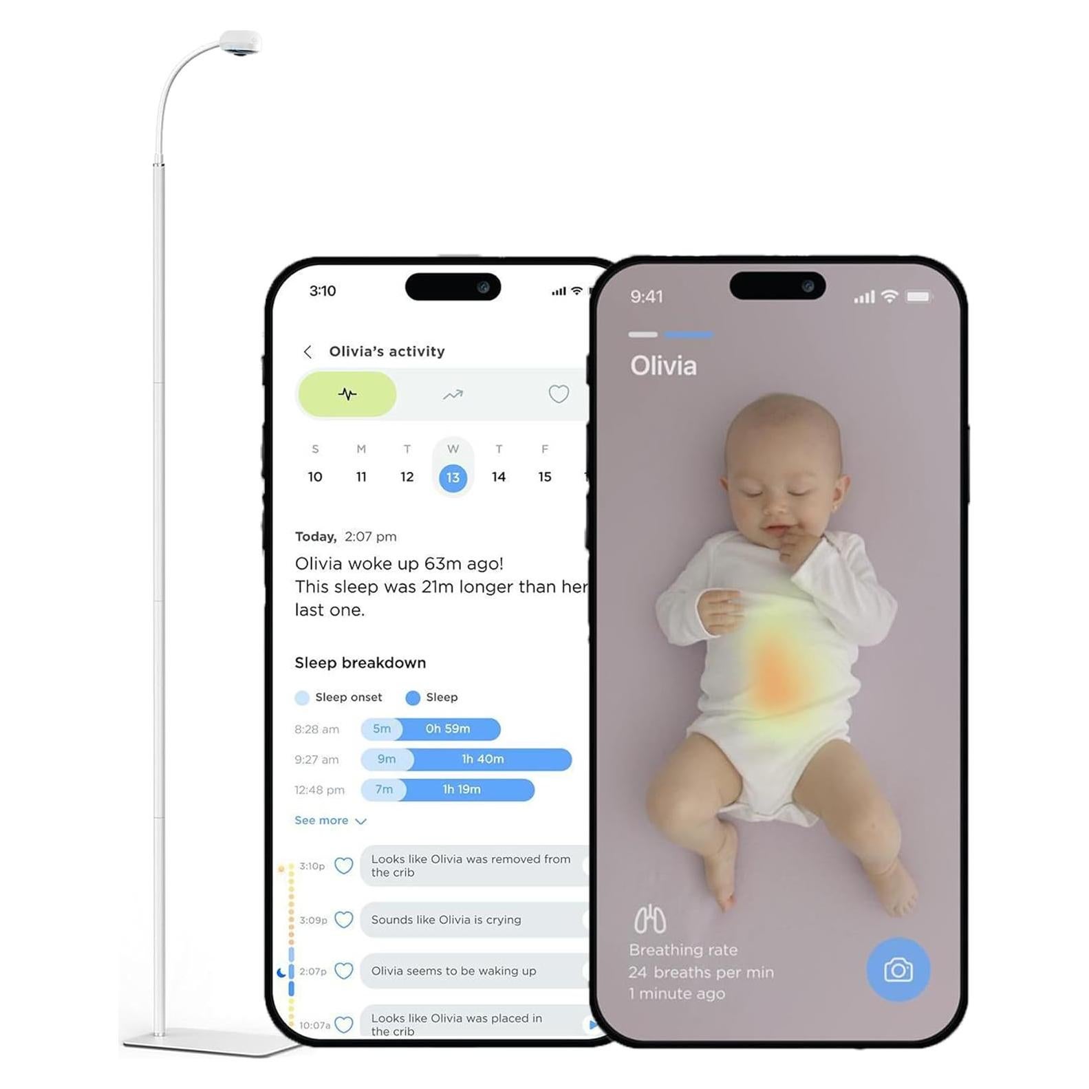 Monitor de Bebés LUNA HOME Luna Baby Eye WiFi Soporte