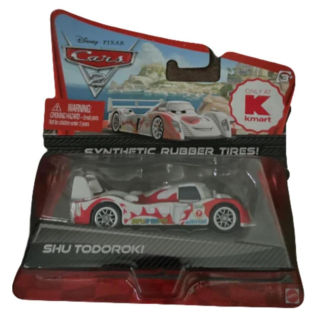 Vehículo Miniatura Disney Cars 2 Shu Todoroki 1:55