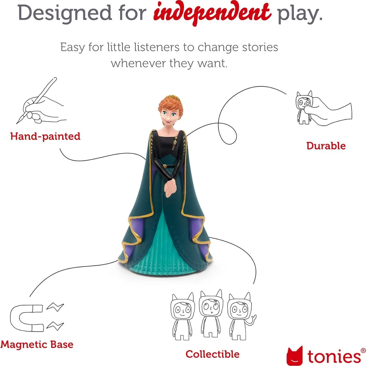 Figurita de Audio Tonies Anna Disney Frozen 2 con 5 Canciones