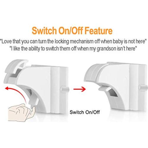 Bloqueos Magnéticos de Seguridad Infantil vmaisi - 4 Cierres