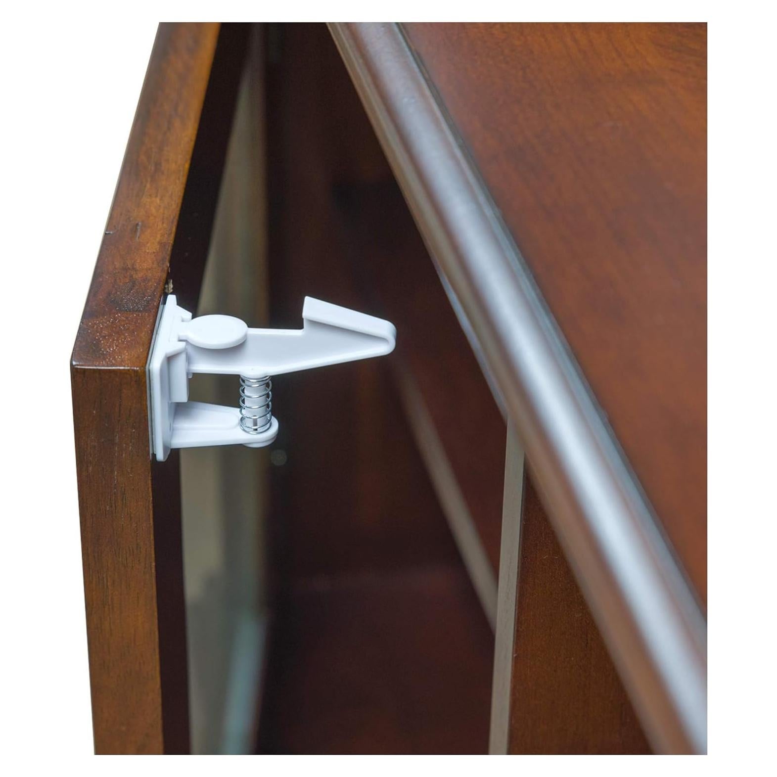 Cerraduras de Gabinete Inaya para Niños - 8 Paquete con Adhesivo 3M