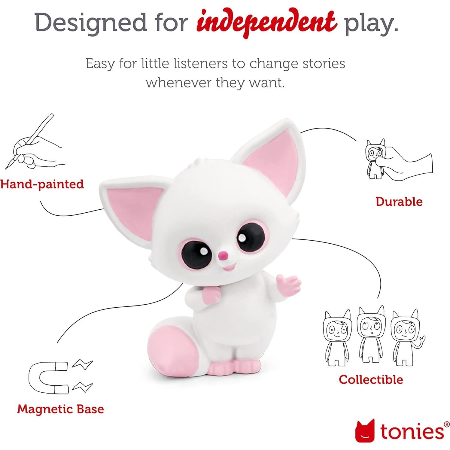 Figurita de audio Tonies Pammee Zorro Fennec 57 min historias