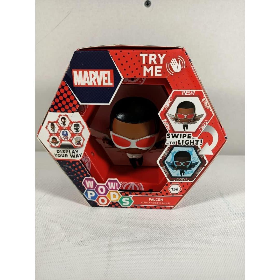 Figura Bobble-Head Falcon WOW! PODS Marvel 10 cm Iluminada