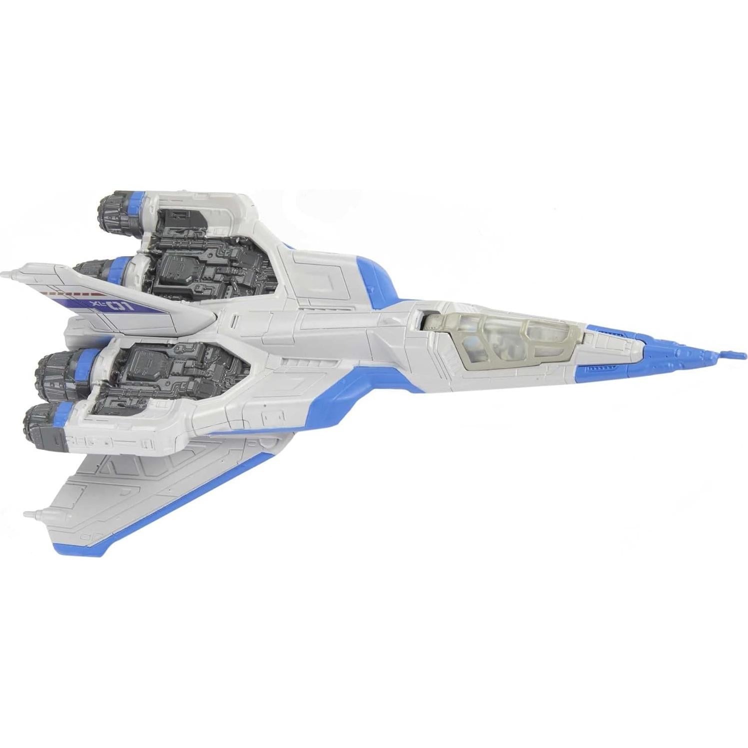 Mattel Disney and Pixar Lightyear Hyperspeed Series Mini Action Figure & Toy Vehicle Set, Buzz Lightyear & XL-01 Spaceship, 7-inch Vehicle