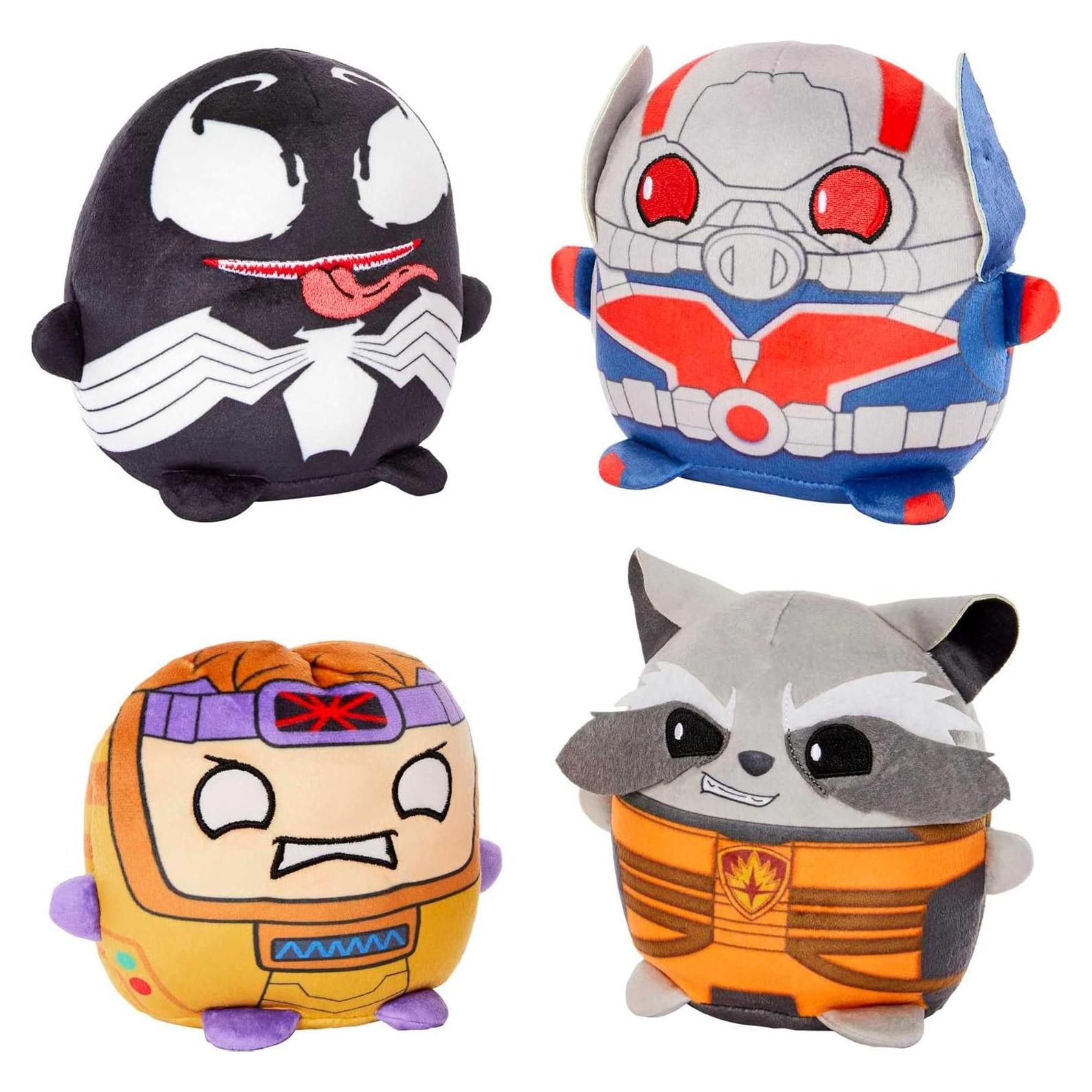 Set de 4 Peluches Cuutopia Marvel Mattel 12,7 cm Kawaii