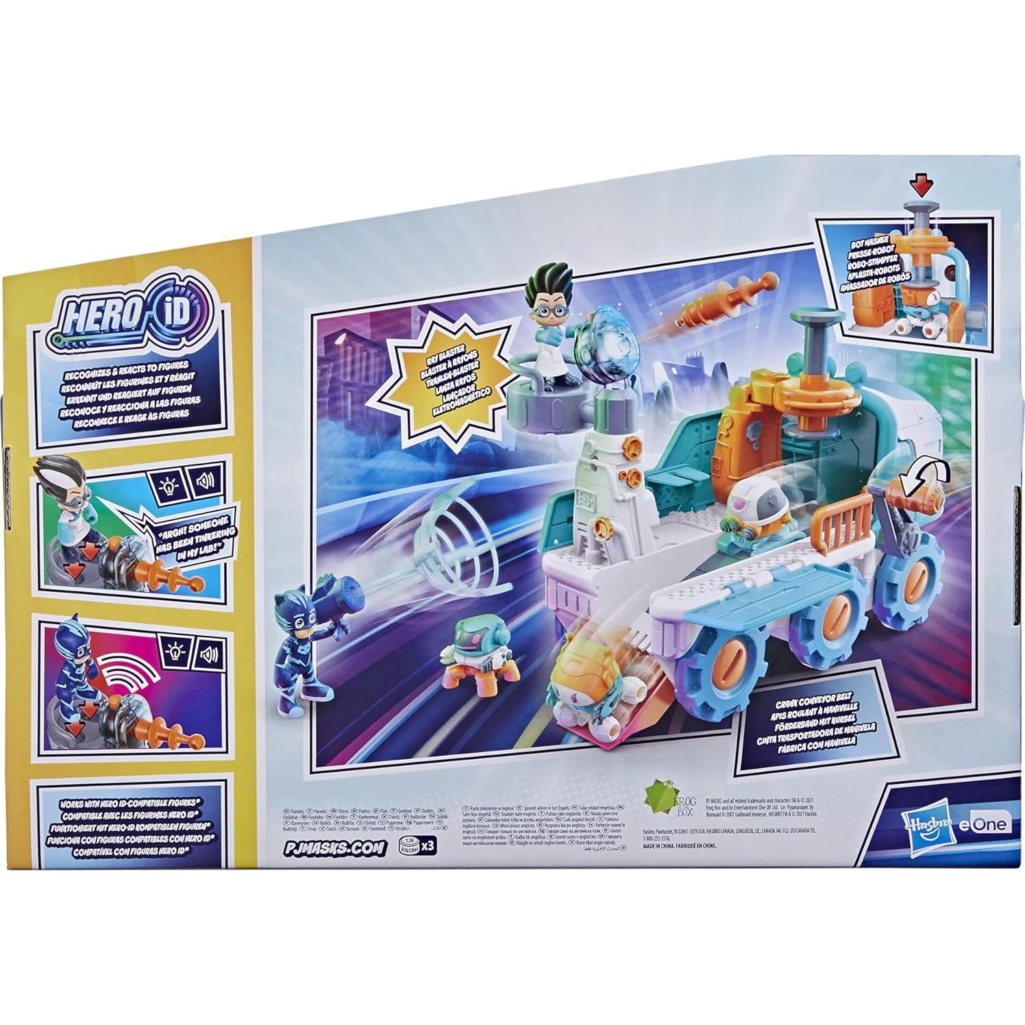 Vehículo de Construcción PJ Masks Romeo con Luces y Sonidos