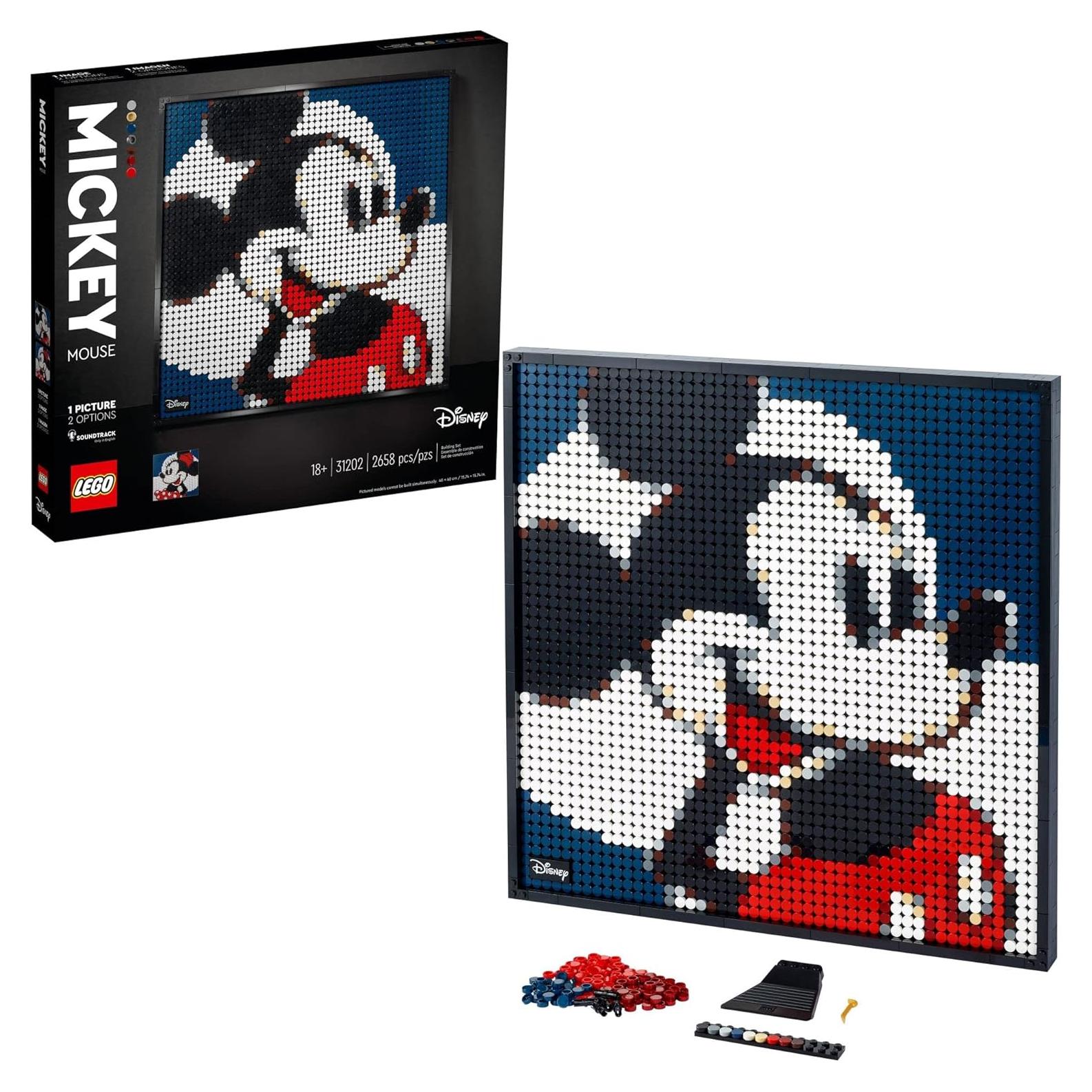 LEGO Art Mickey Mouse 31202 - Set de Construcción 2,658 Piezas