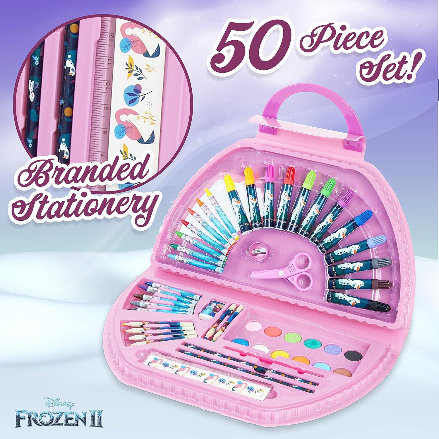 Juego de lápices de colores Disney Frozen 50 piezas