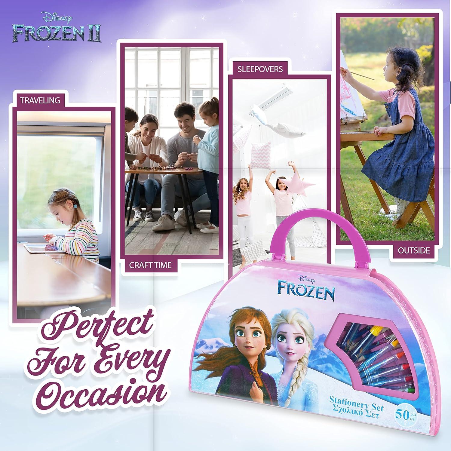 Juego de lápices de colores Disney Frozen 50 piezas