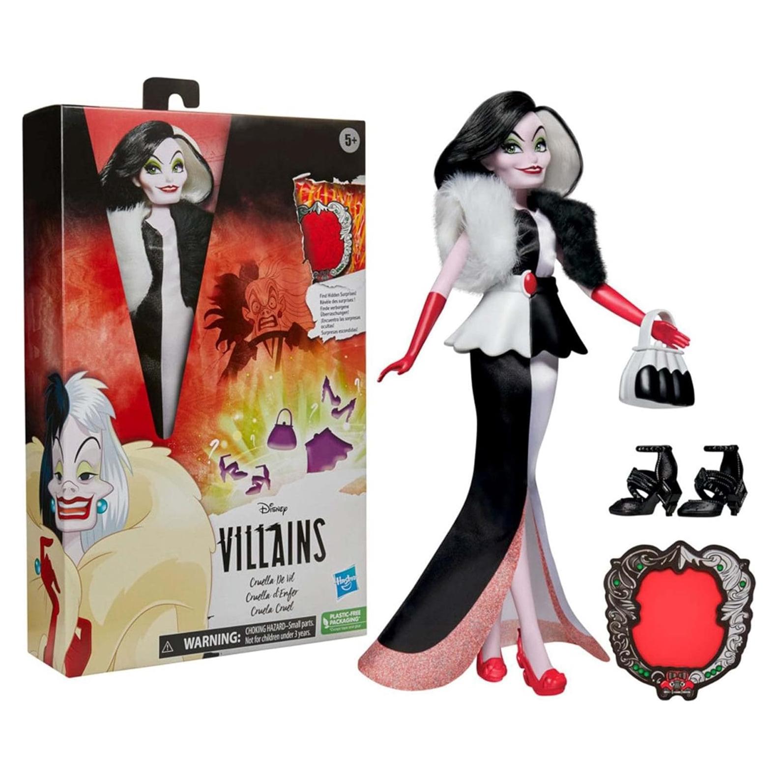 Muñeca de Moda Cruella De Vil Hasbro 27,94 cm con Accesorios