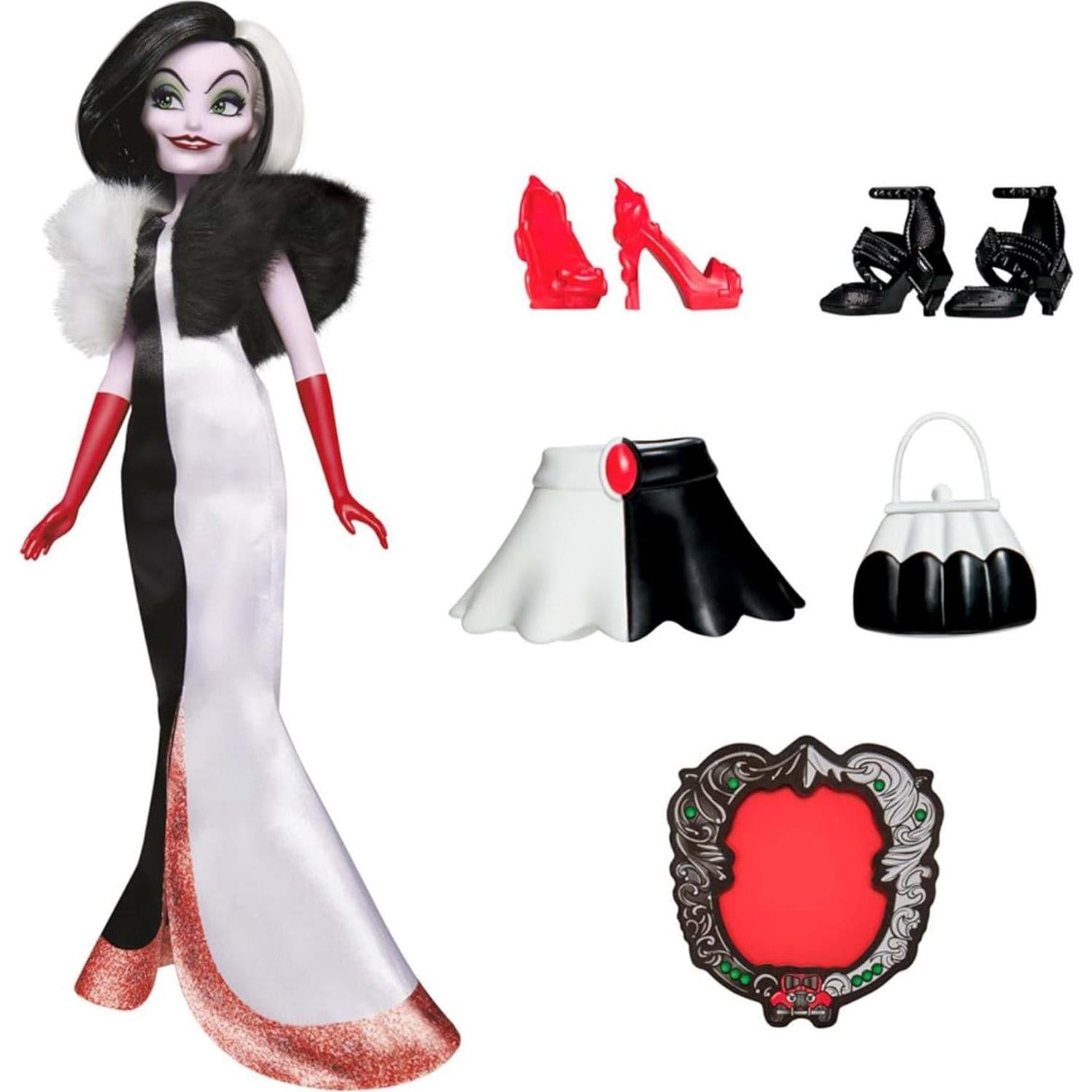Muñeca de Moda Cruella De Vil Hasbro 27,94 cm con Accesorios