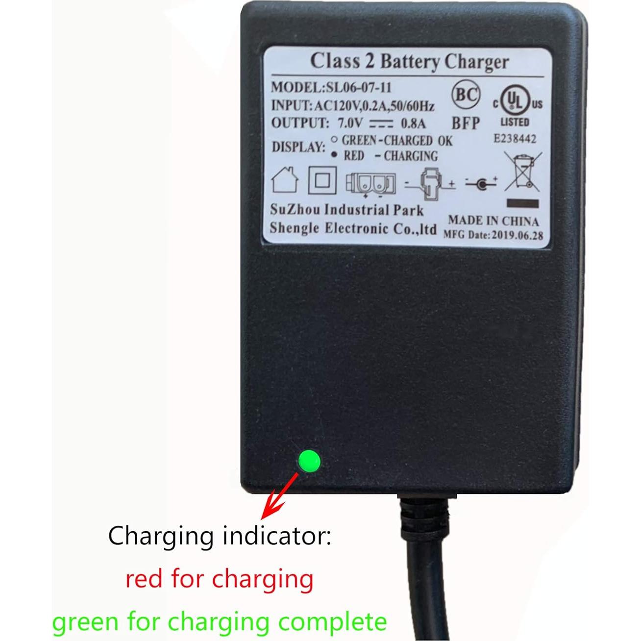 Cargador de coche de juguete Wellye 6V para niños