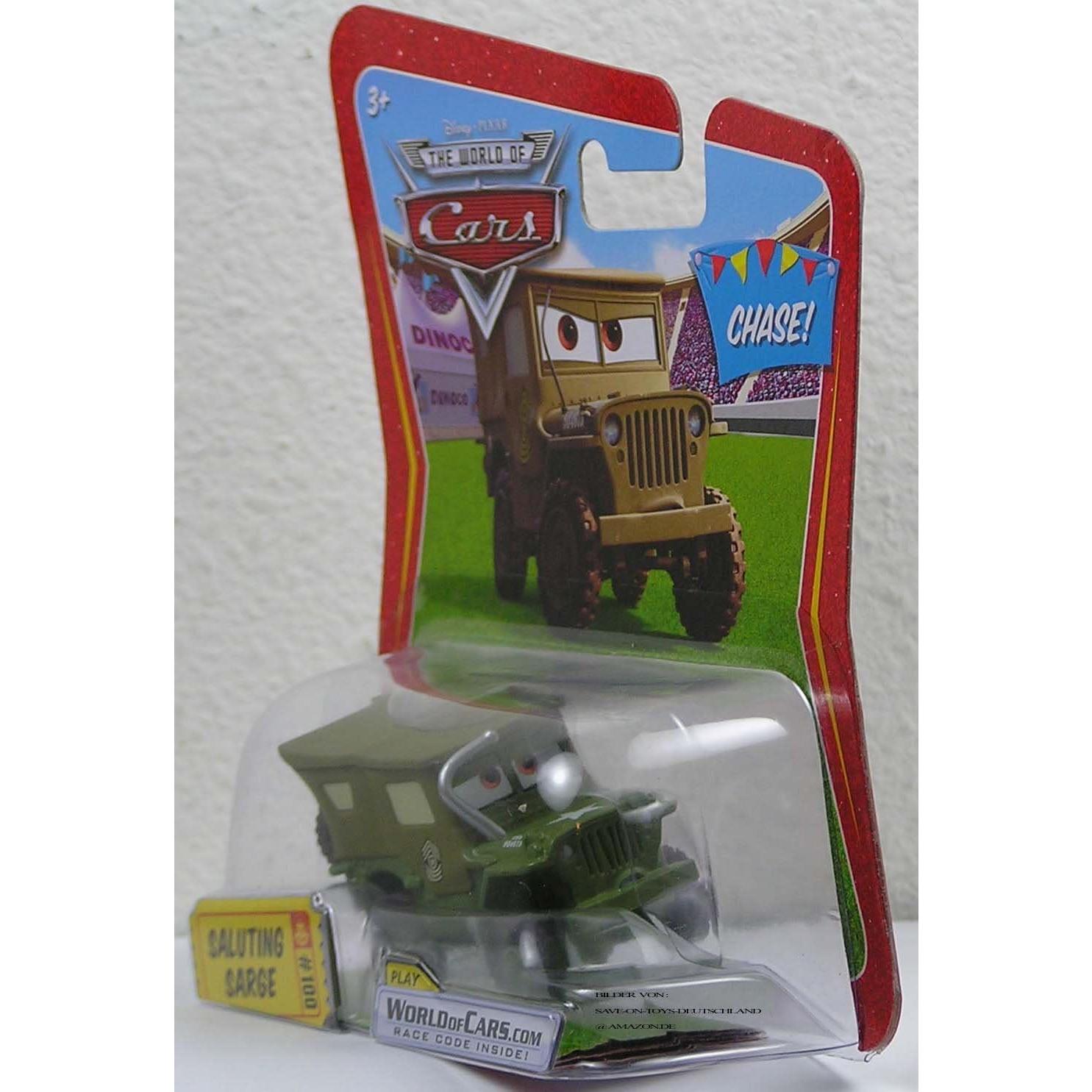 Coche de Metal Fundido Sarge Disney Pixar Cars 1:55