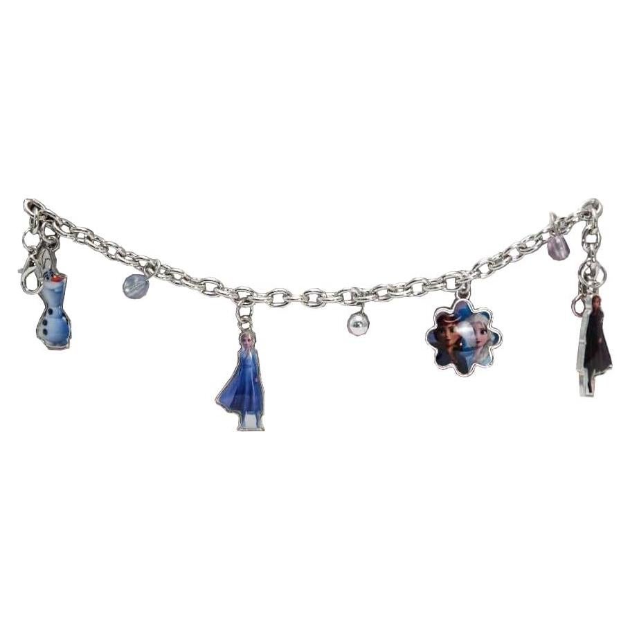 Pulsera Disney Frozen 2 con encantos de metal para niñas