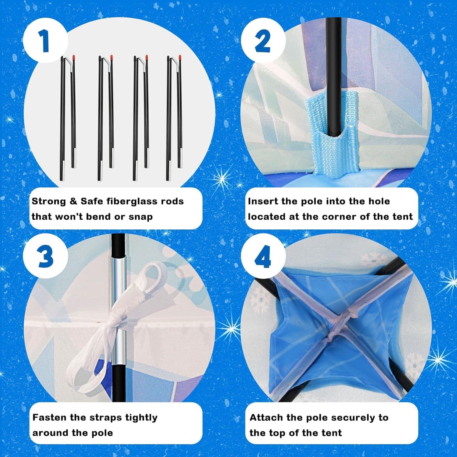 Tienda de Princesa Mnagant 132 cm x 101 cm para Niñas