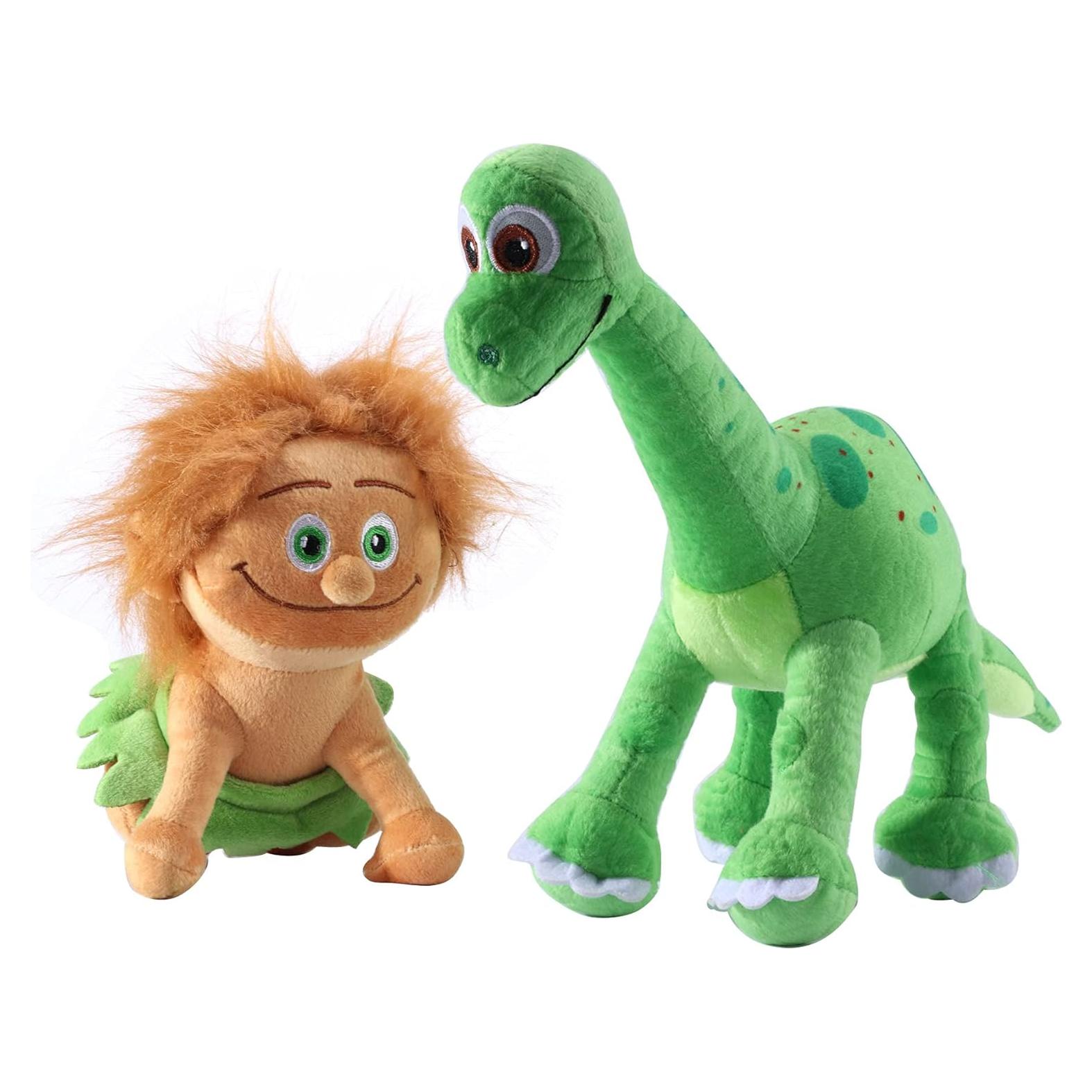 Set de Peluches El Buen Dinosaurio - Spot y Arlo 2 Piezas