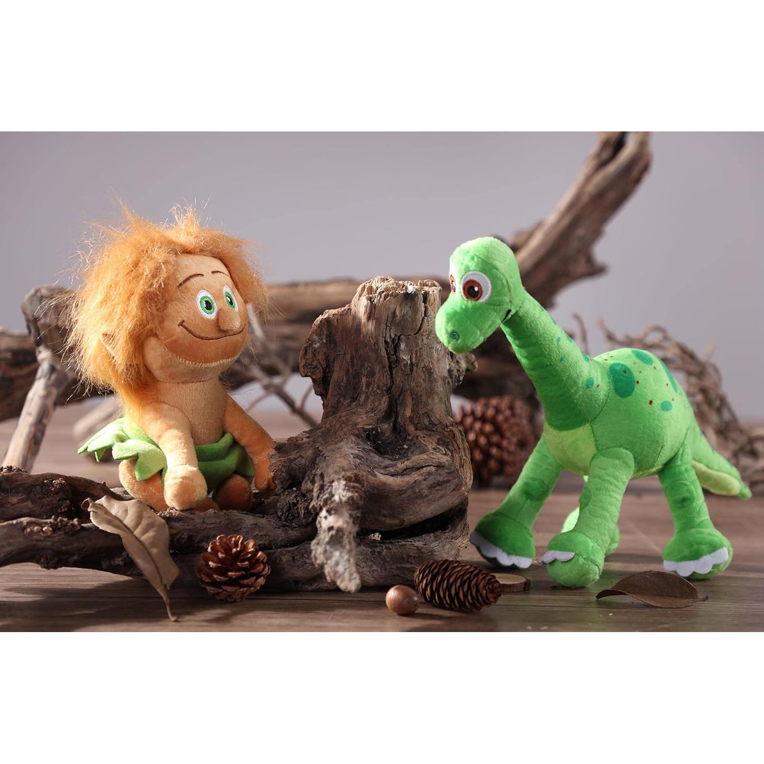 Set de Peluches El Buen Dinosaurio - Spot y Arlo 2 Piezas