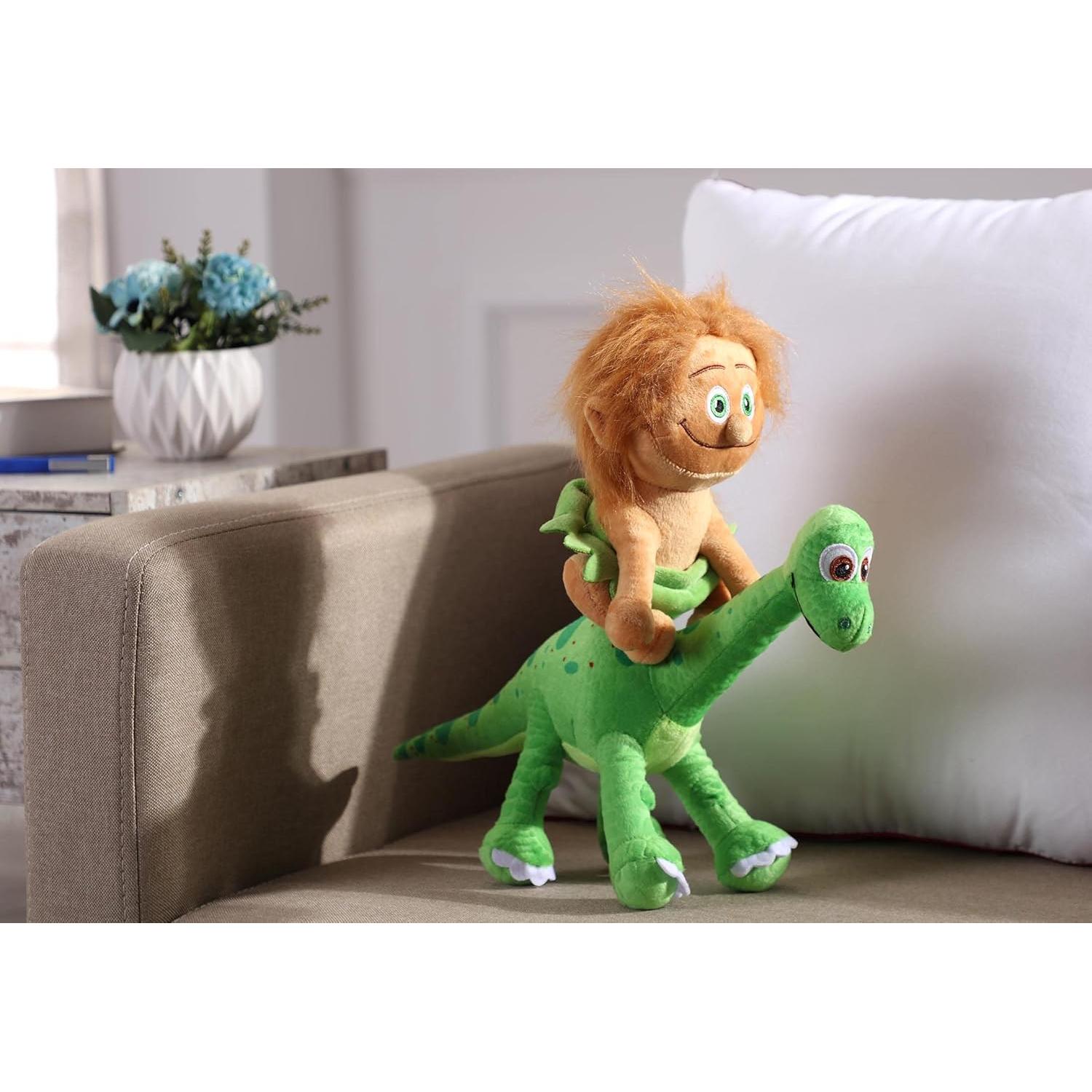 Set de Peluches El Buen Dinosaurio - Spot y Arlo 2 Piezas