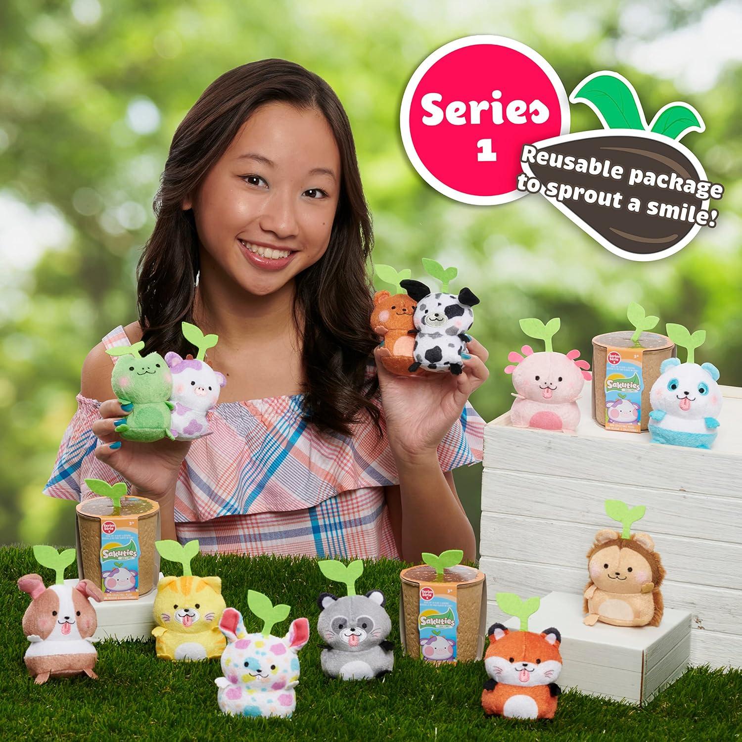 Sakuties Mini Peluches Coleccionables Just Play Paquete de 3