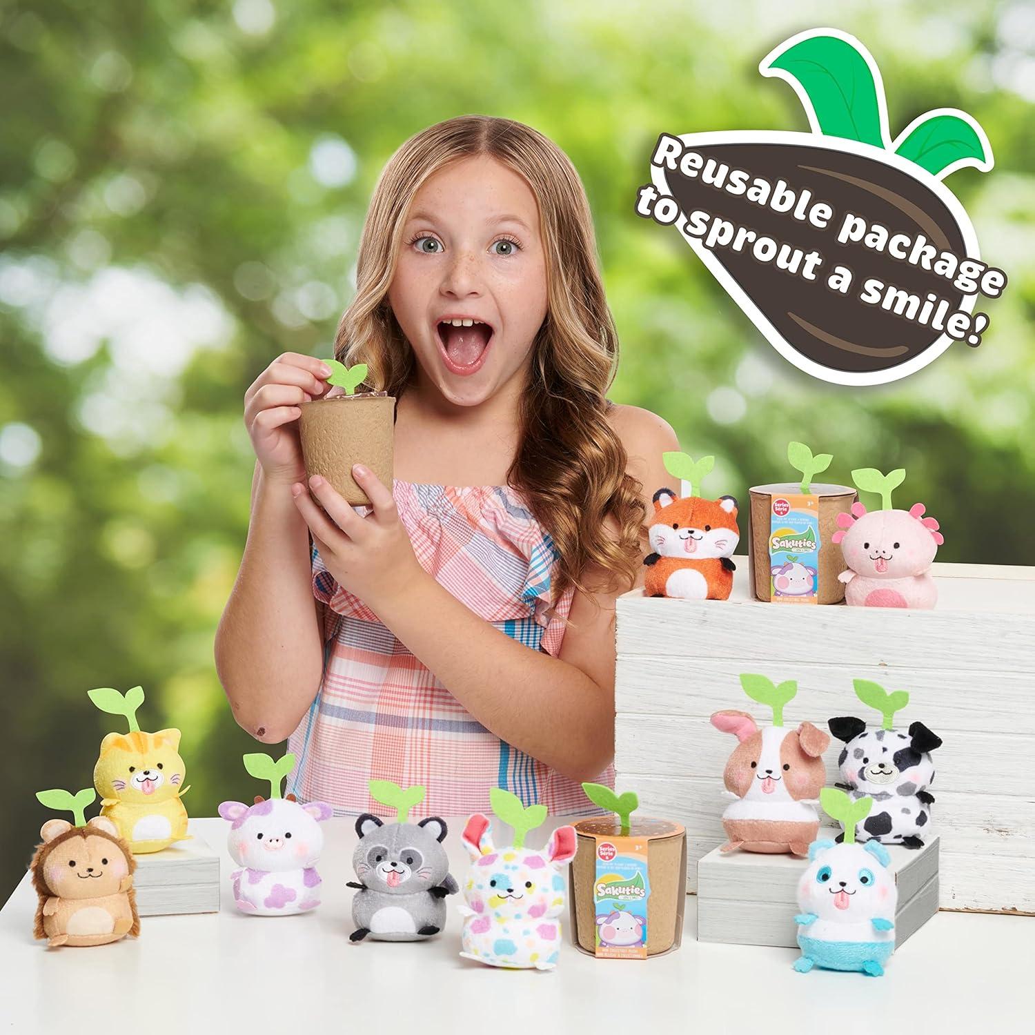 Sakuties Mini Peluches Coleccionables Just Play Paquete de 3