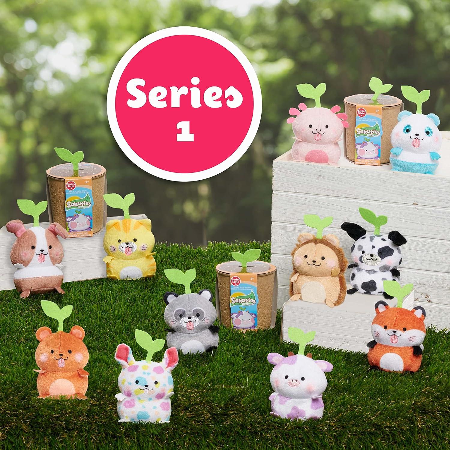 Sakuties Mini Peluches Coleccionables Just Play Paquete de 3