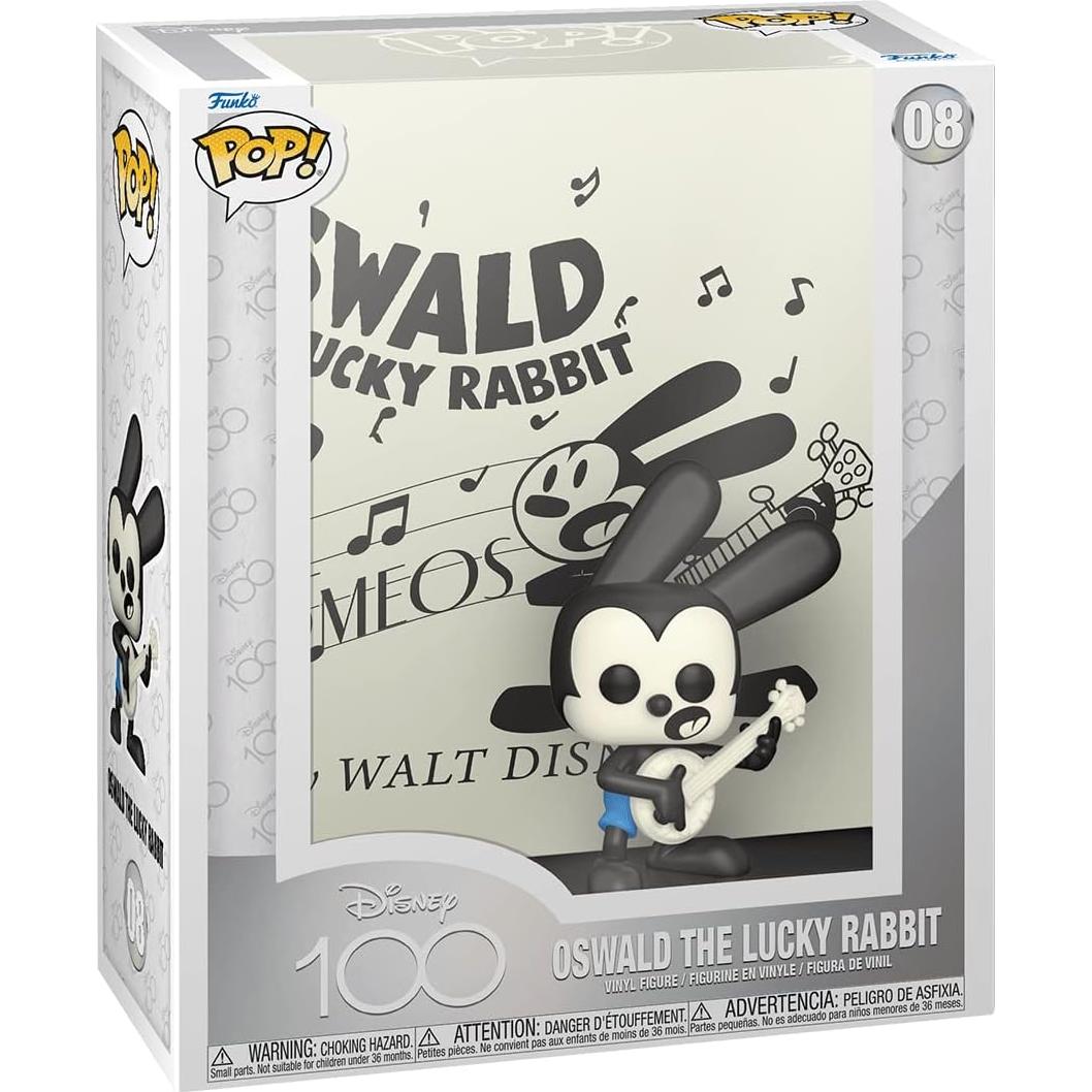 Funko POP! Oswald El Conejo Afortunado - Figura de Vinilo 10.5 cm - Disney 100