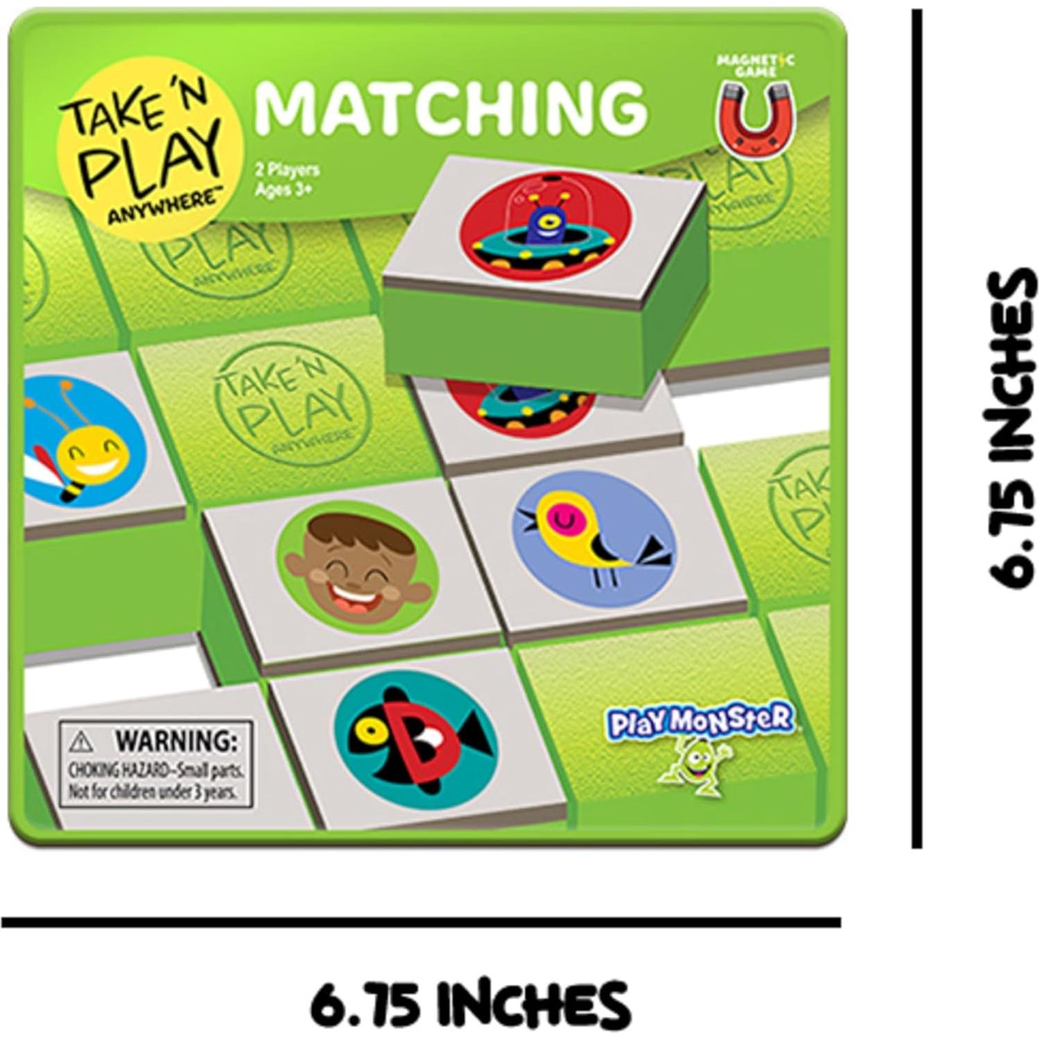 Juego de Emparejamiento Magnético Toma N Juega PlayMonster 3+