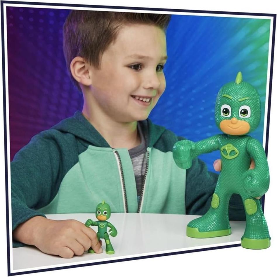 Figura Gecko PJ Masks Hasbro 25,4 cm Articulada Verde