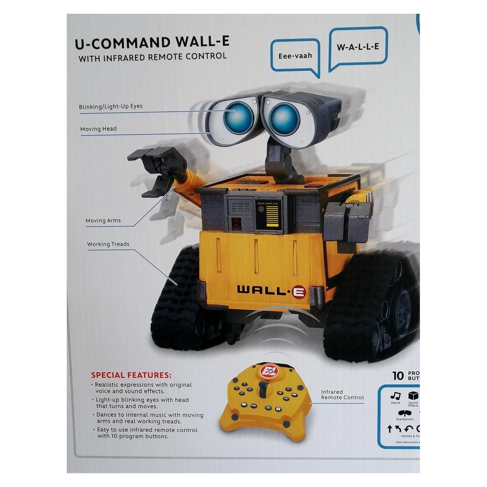 Figura de Acción U-Command Wall-E Disney Pixar 23 cm