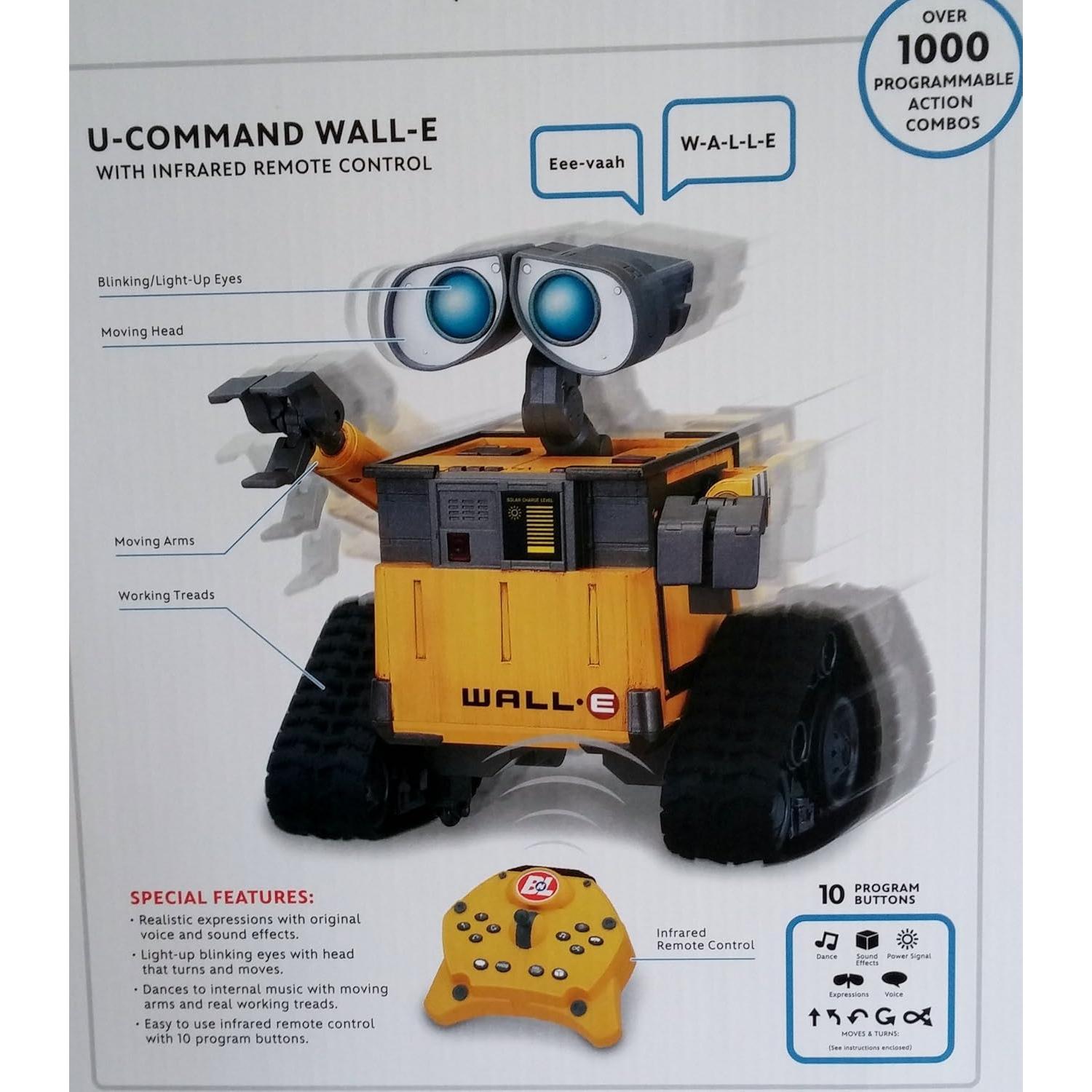 Figura de Acción U-Command Wall-E Disney Pixar 23 cm