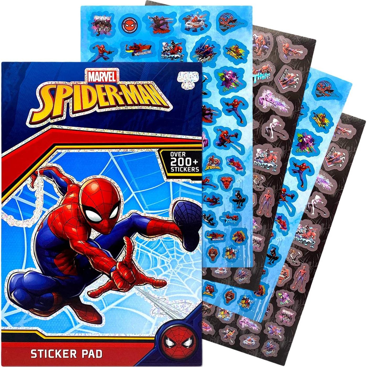 Libro de Stickers Spiderman Disney 200+ para Manualidades