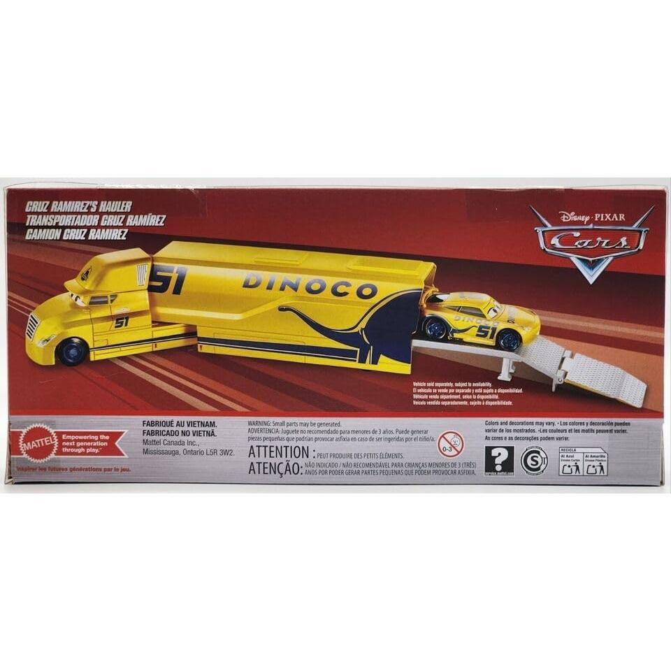 Transportador Dinoco Cruz Ramirez 27.94x12.7cm Mattel